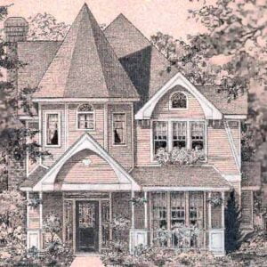 Victorian Style Home Plan 81-1954