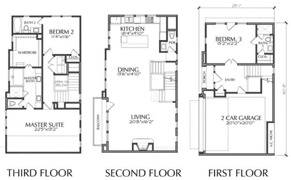 Townhouse Plan E2104 B1.1