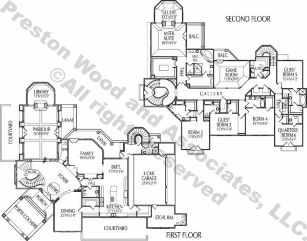 Two Story House Plan C5030