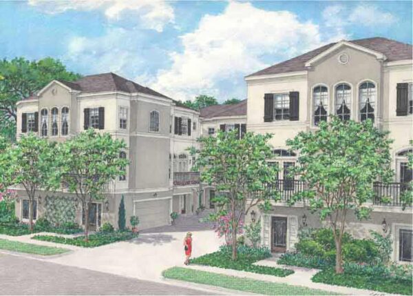 Duplex Townhome Plan D4196 u1