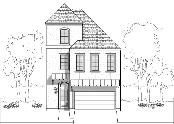Townhouse Plan E1036 A2.1