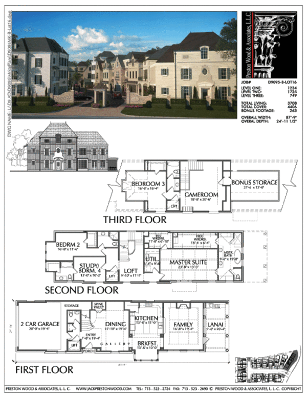 Townhouse Plan D9095 B LOT-16