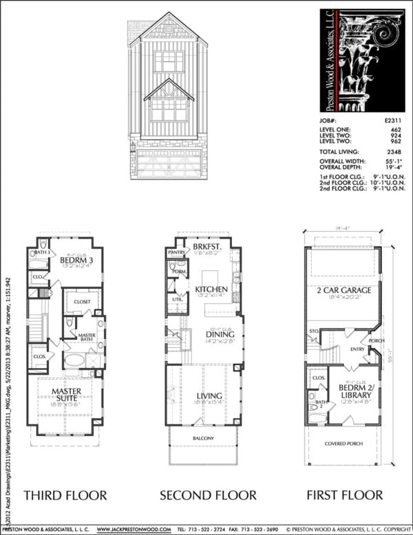 Townhouse Plan E2311