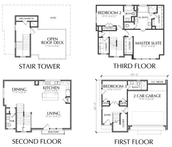 Townhouse Plan E2293 C1.1