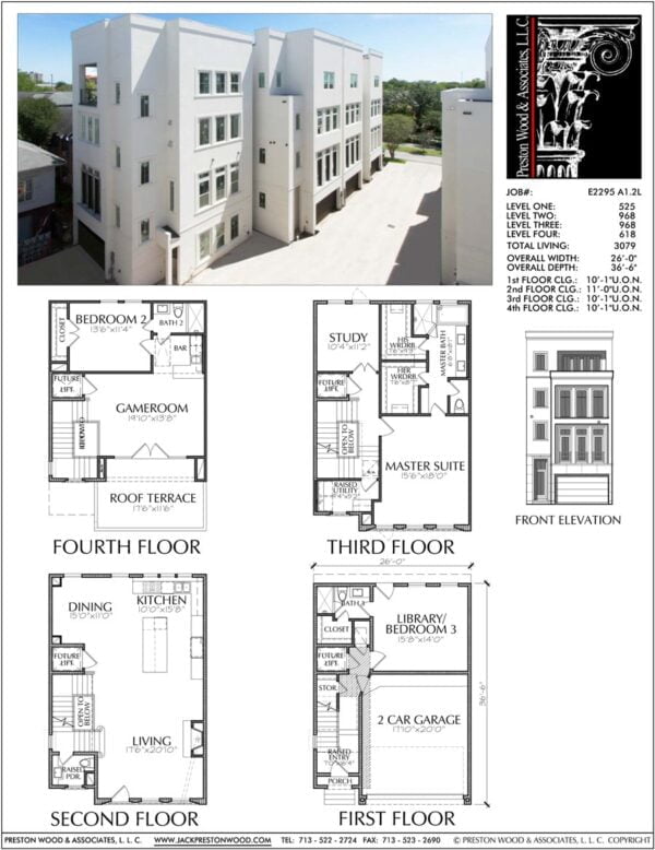 Townhouse Plan E2295 A1.2