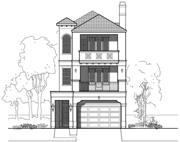 Townhouse Plan E2061 A1.1