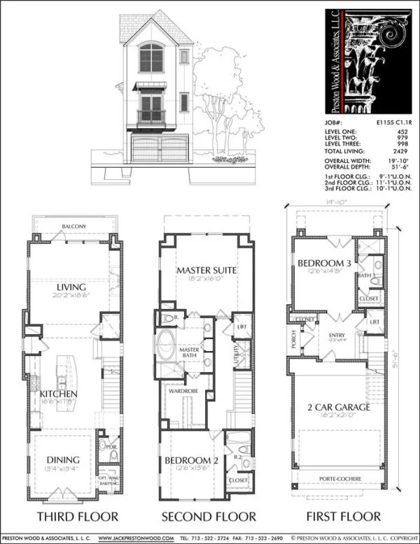Townhouse Plan E1155 C1.1