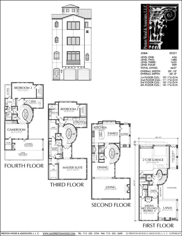 Townhouse Plan E2221