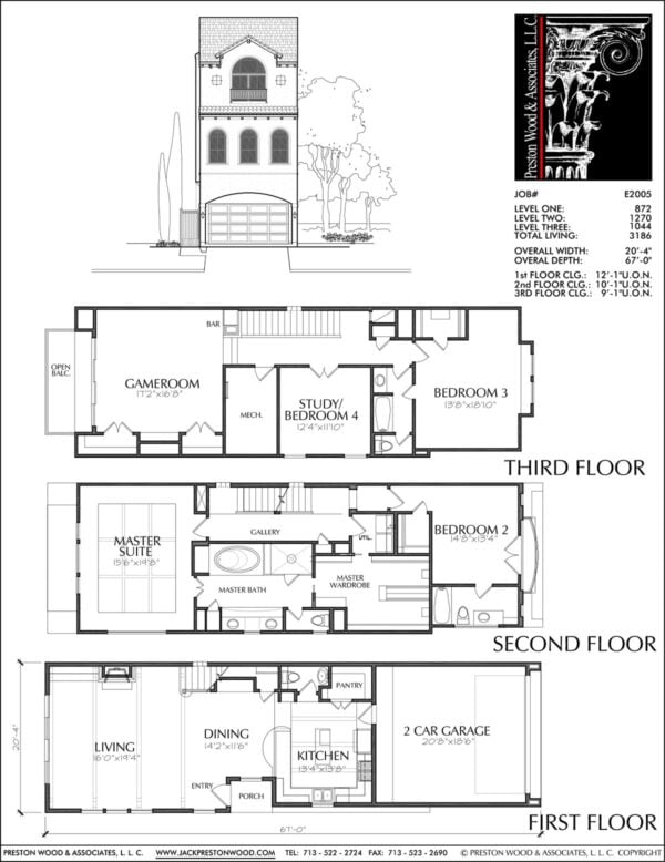 Townhouse Plan E2005