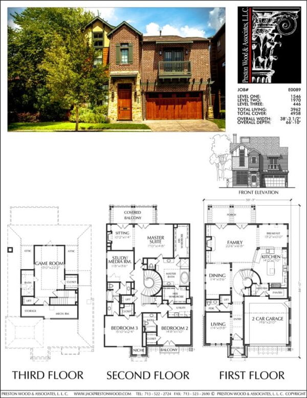 Urban House Plan E0089