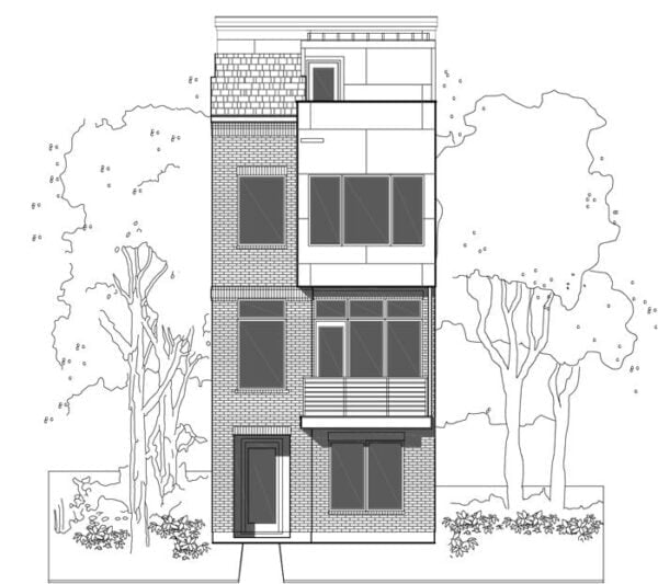 Townhouse Plan E2293 A1.1