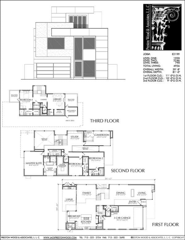 Urban House Plan E2199