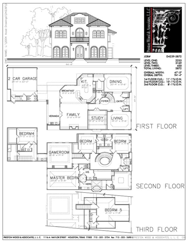 Urban House Plan D4239