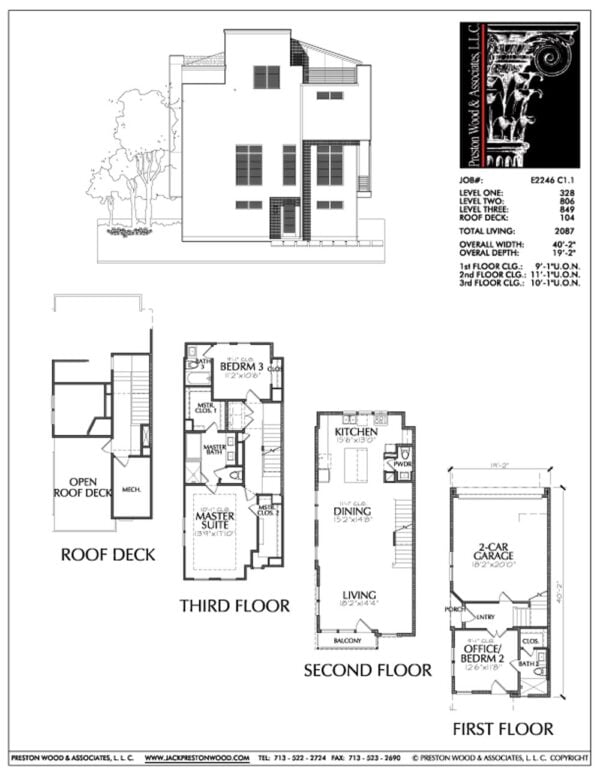 Townhouse Plan E2246 C1.1