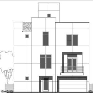 Townhouse Plan E3105 A1.1