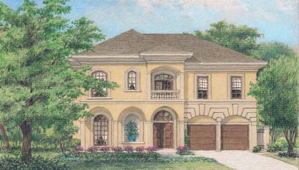 Two Story Home Plan D1129