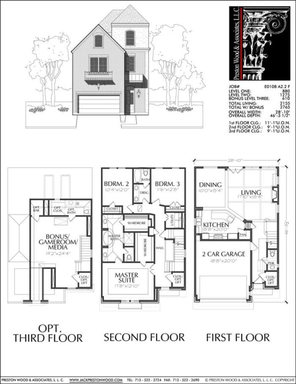 Townhouse Plan E0108 A2.2