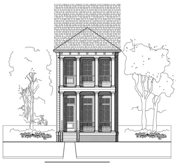 Townhouse Plan E2163 A1.1