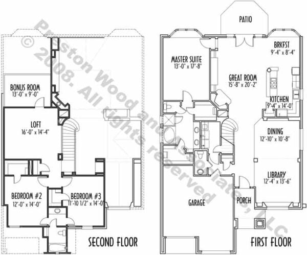 Country Style Home Plan C5230 B