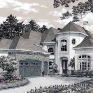 Two Story House Plan C6186