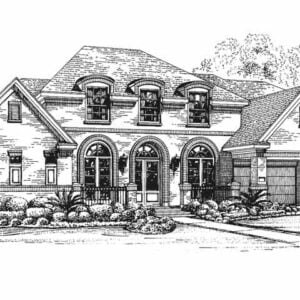 Two Story House Plan C5291