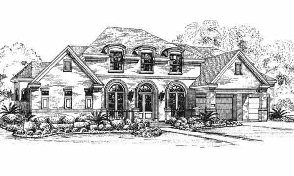 Two Story House Plan C5291