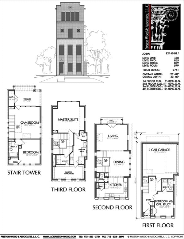 Townhouse Plan E2140 B1.1