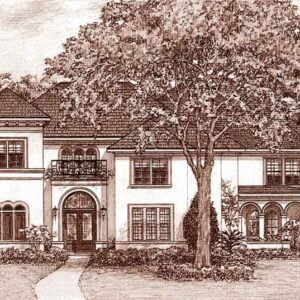 Two Story Home Plan D0117