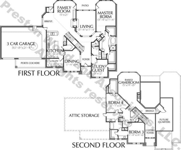 Two Story House Plan D3112