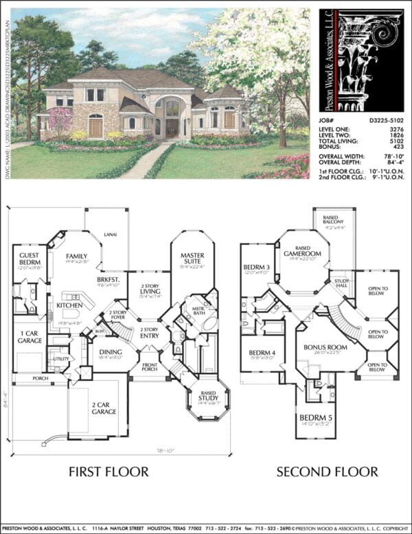 Two Story Home Plan D3225