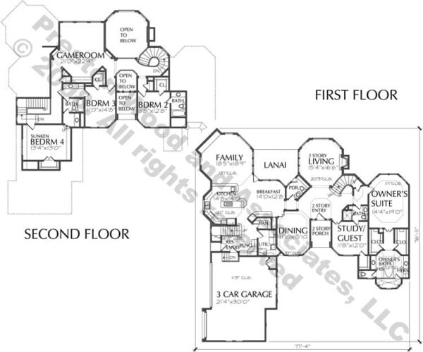 Two Story House Plan D0263