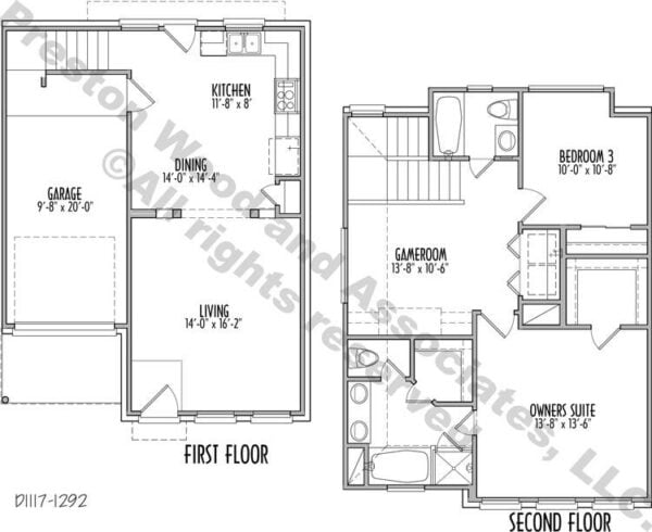 Small House Plan D1117A