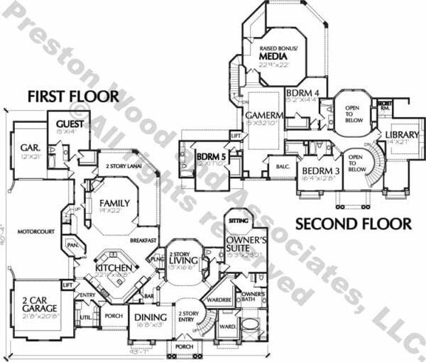 Two Story Home Plan aD4017
