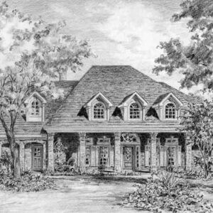 Traditional Style House Plan C4236