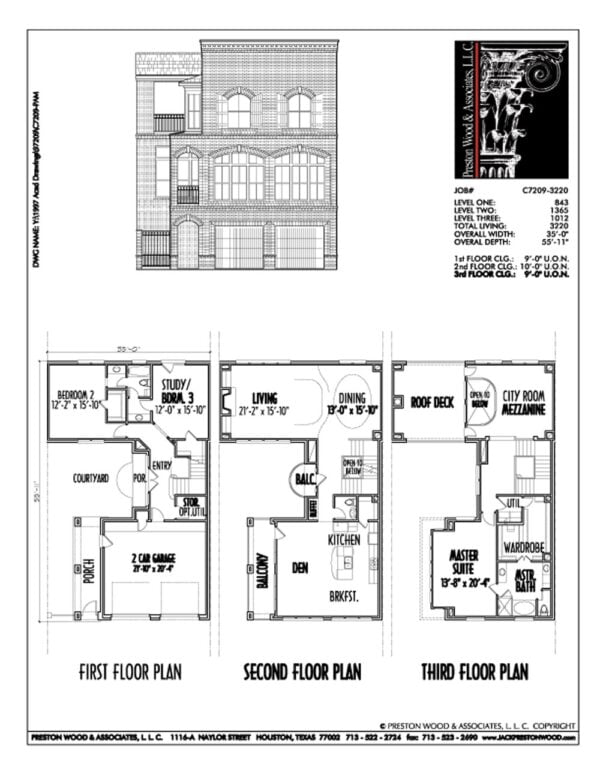 Urban House Plan C7209