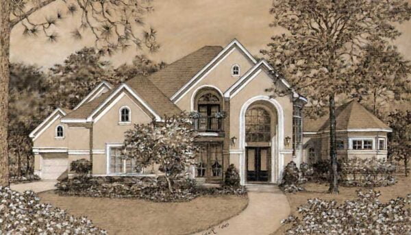 Two Story House Plan D1101