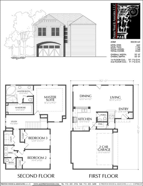 Two Story House Plan E0230 U2