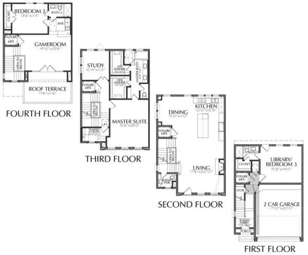 Townhouse Plan E2295 A1.2