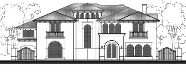 Two Story House Plan D8134