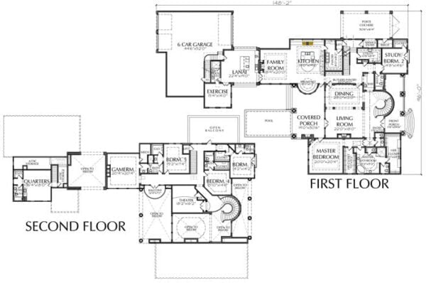 Two Story House Plan D5224