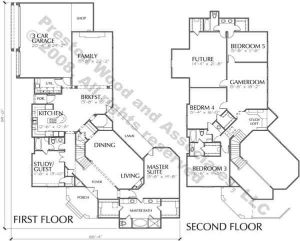 Two Story House Plan aC6312