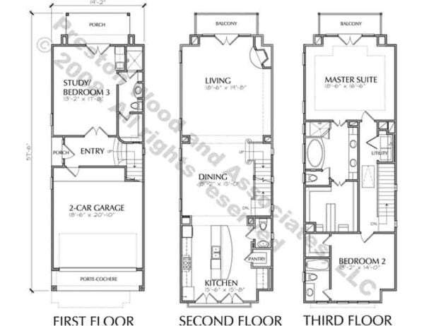 Townhouse Plan D5214-2518