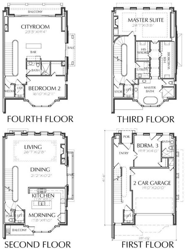 Townhouse Plan E2023 Lot 8