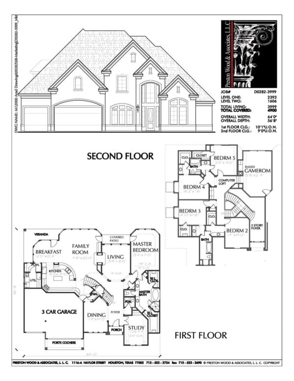 Two Story House Plan D0282