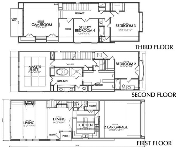 Townhouse Plan E2005