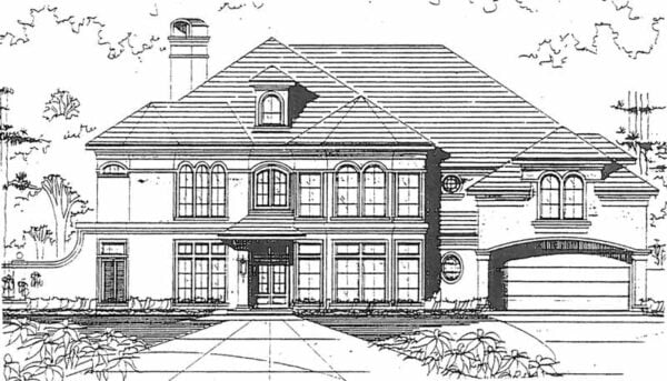 Two Story House Plan C5009