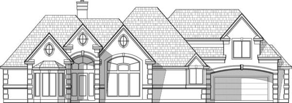 Two Story House Plan C5167