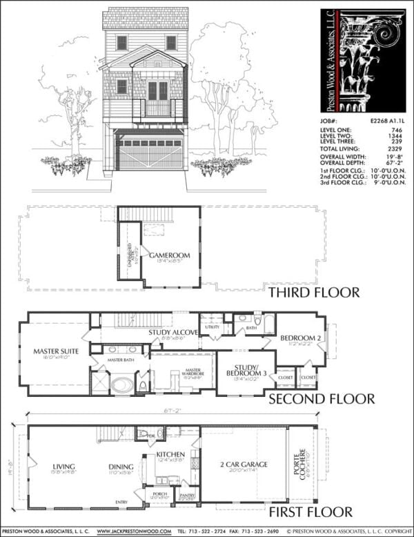 Townhouse Plan E2268 A1.1L