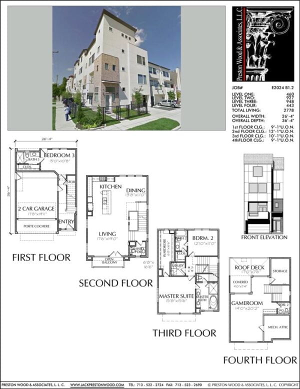 Townhouse Plan E2024 B1.2