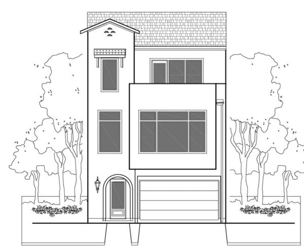 Townhouse Plan E3001 B1.1L